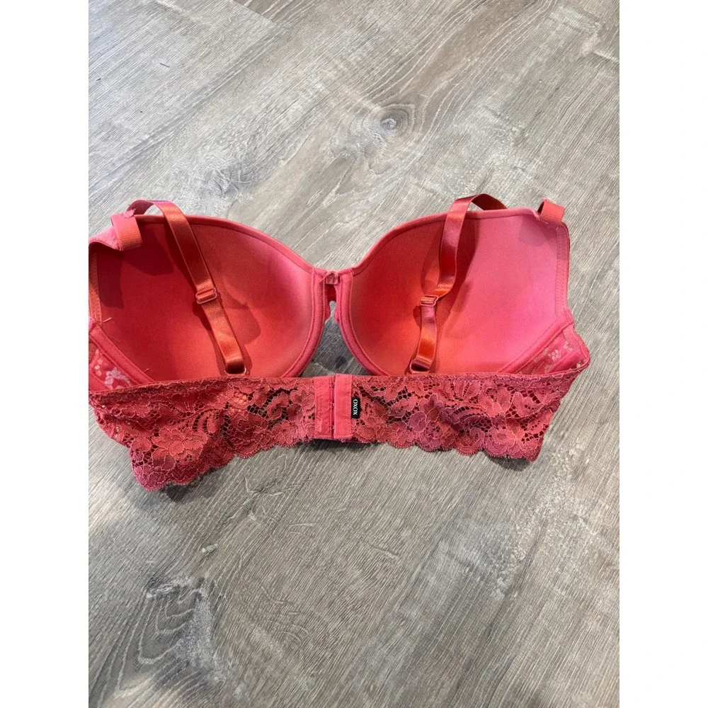 XOXO Lace Trim Padded T-Shirt Bra Adjustable Straps‎ P835-16 40C